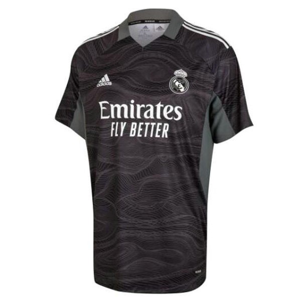 Camiseta Real Madrid Replica Segunda Ropa 2021/22 Negro